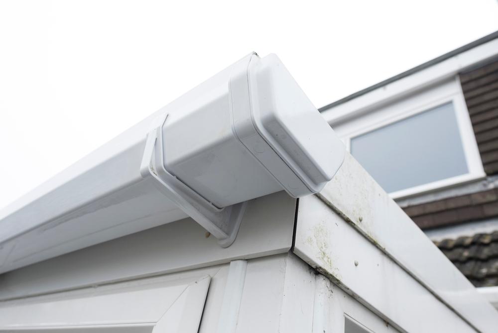 Cleaned,White,Plastic,Pvc,Gutters,And,Drain,Pipes,That,Were