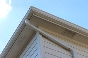 Gutter,Guard,System,At,A,Residential,House,In,Frisco,,Texas